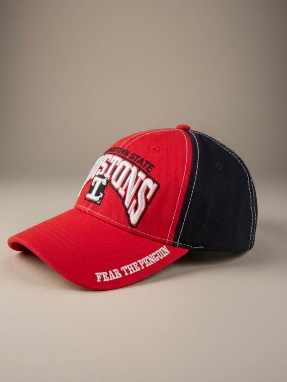 Top Of The World Red Black Youngstown State Penguins NCAA Men's Cap Hat - Picture 2 of 8